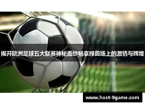 揭开欧洲足球五大联赛神秘面纱畅享绿茵场上的激情与辉煌
